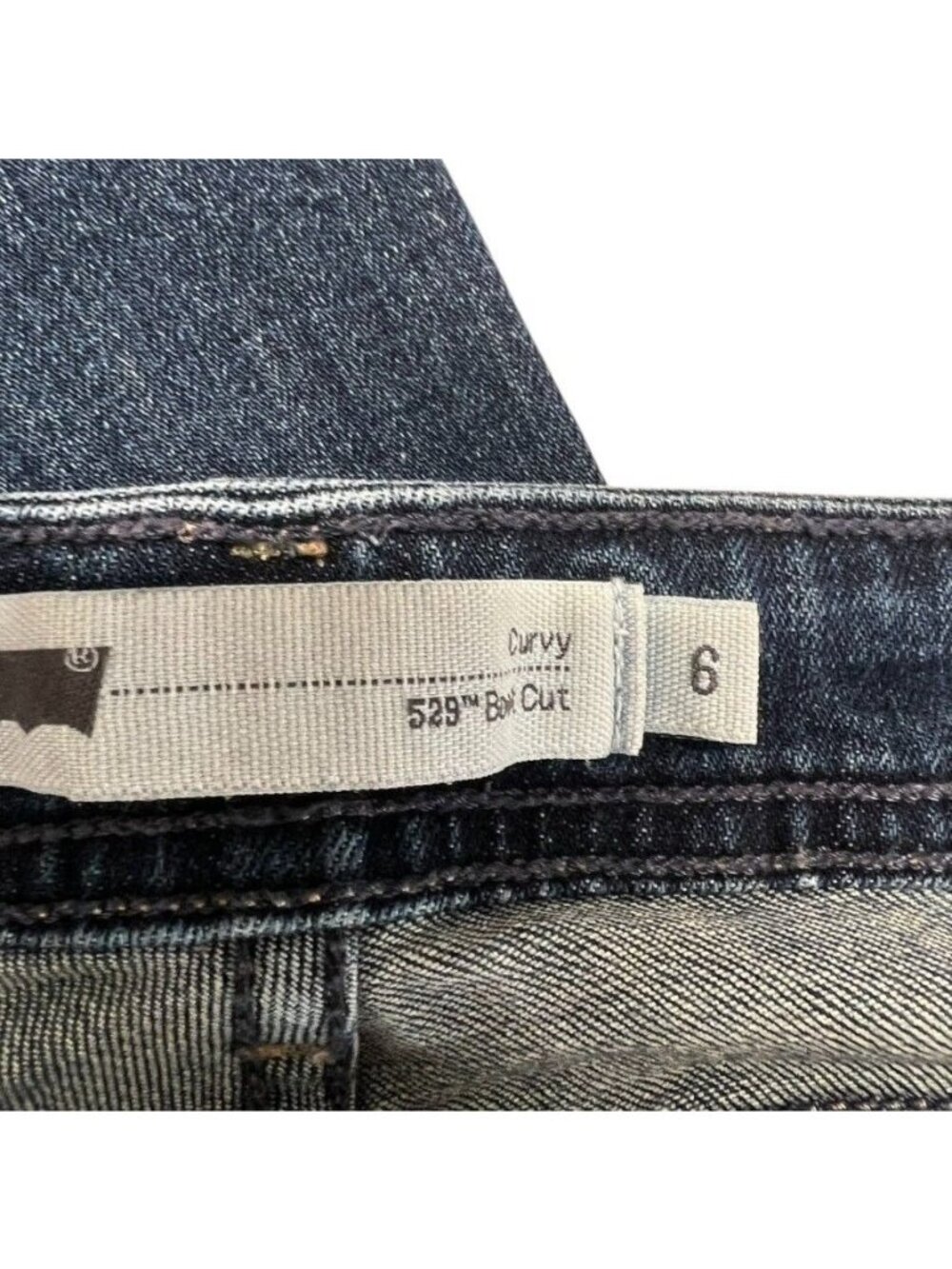 Ladies Levis Curvy 529 Bootcut, size 6, western, work, casual, country